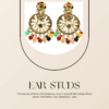 earrings for women fashion girls latest design ladies kundans jewellery artificial jhumka set meenakari multicolor