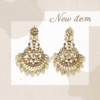 Gold Plated Bollywood Style Pearl Chandbali