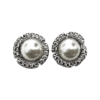 Silver Pearl Stud Earring