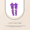 Violet Blossom Earrings