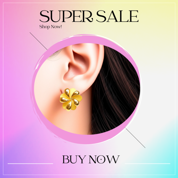Flower Stud Earring