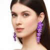 Violet Blossom Earrings